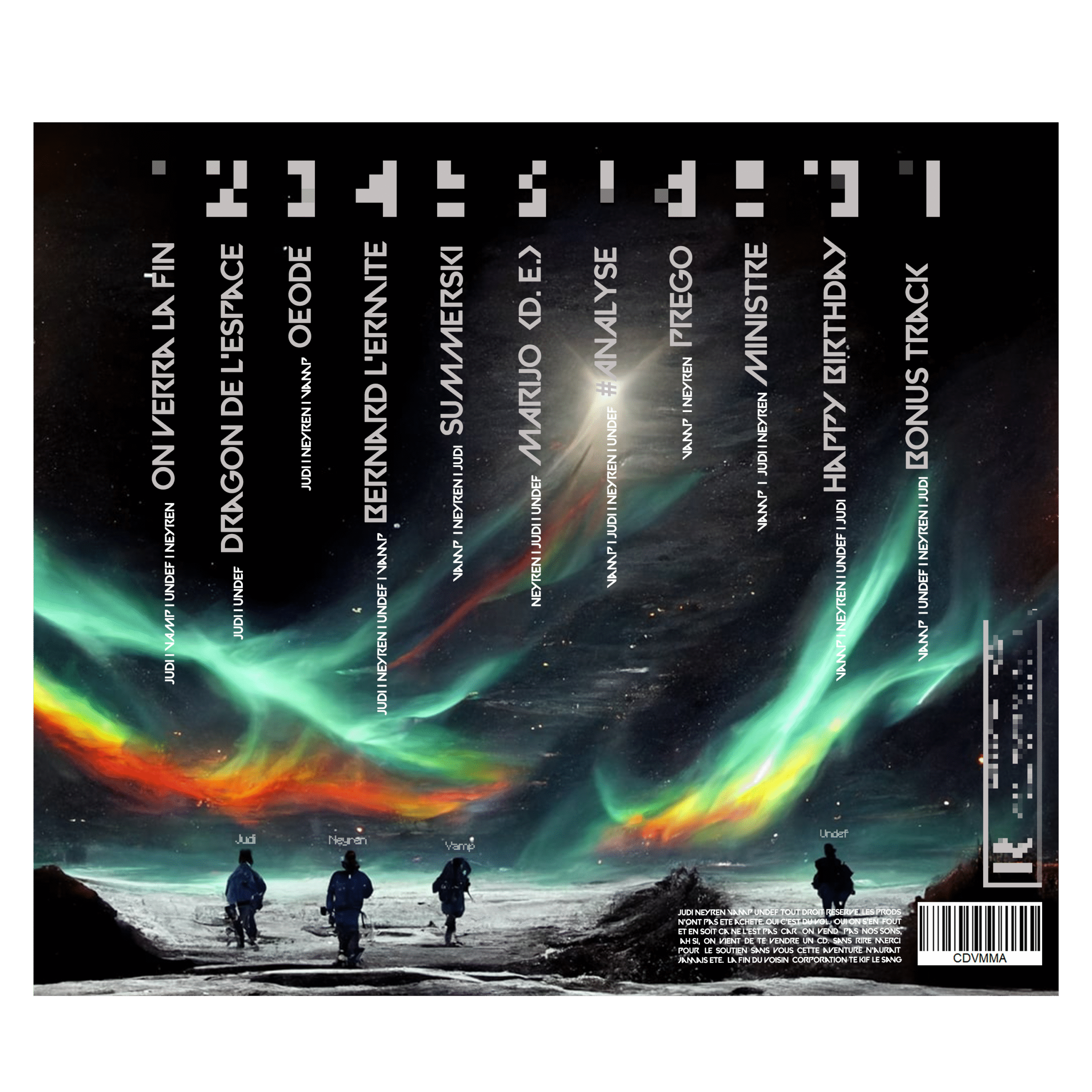 Tracklist de l’album L’ermite